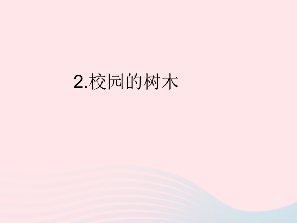 三年级科学上册1.2校园的树木课件3教科版