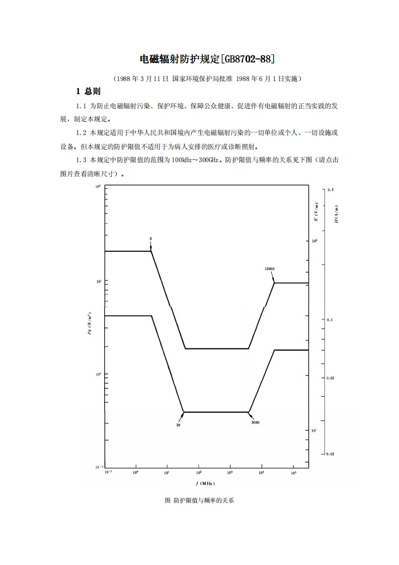 《电磁辐射防护规定[gb870288].》