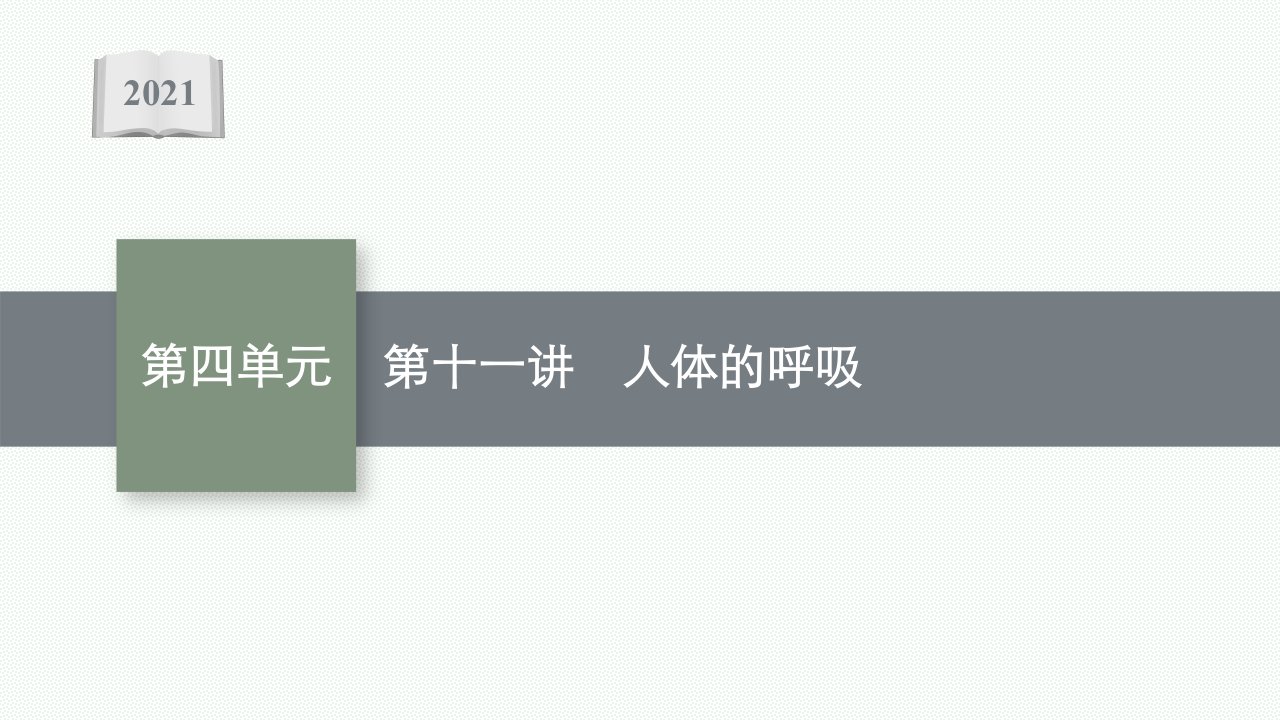 2021年安徽学业水平考试生物复习ppt课件：第十一讲-人体的呼吸