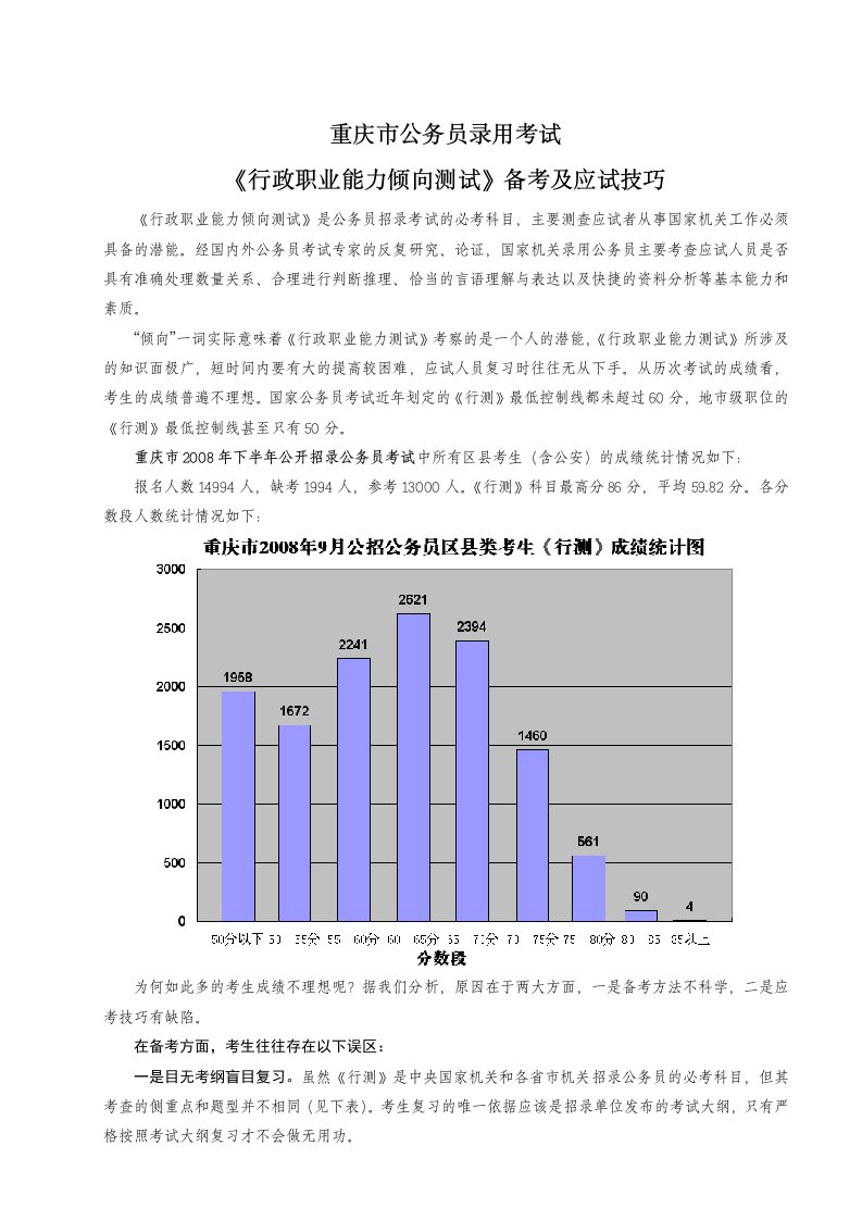 公务员考试重庆市行测备考技巧及数字推理讲解绝对精典