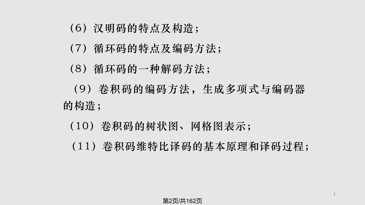 聊城大学数字通信纠错编码