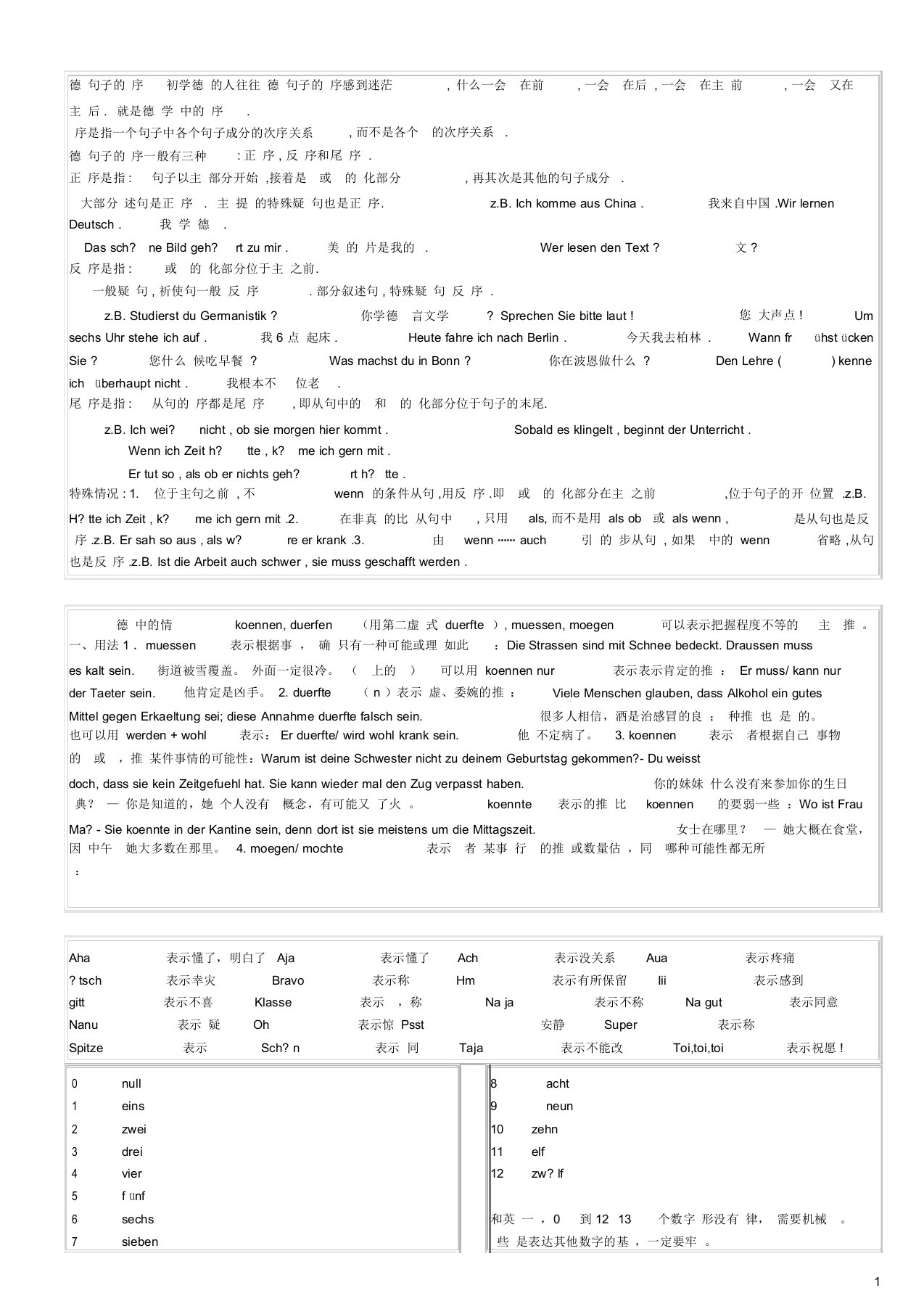 (完整word版)【强烈推荐】德语语法总结