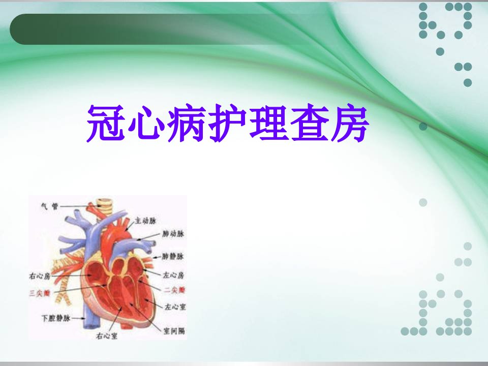 冠心病护理查房