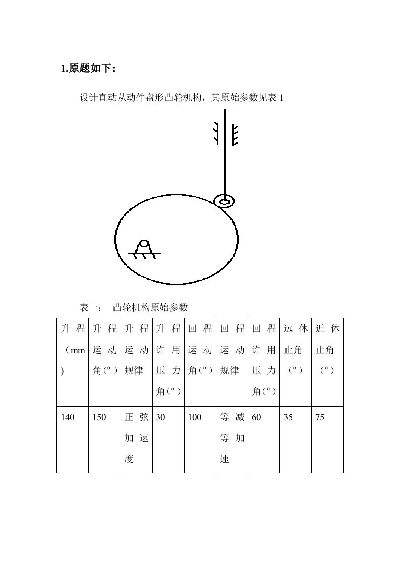 哈工大机械原理大作业