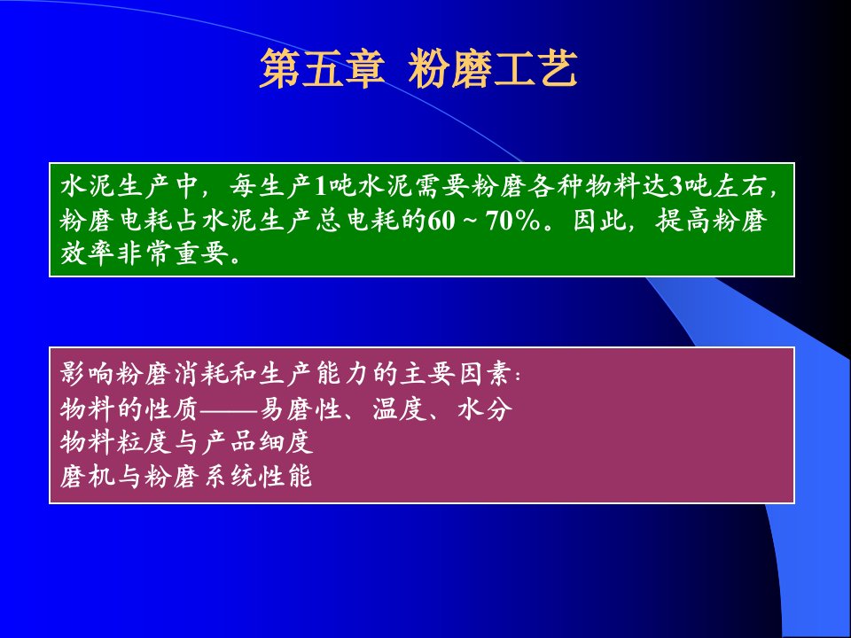 华南理工大学水泥工艺学第5章