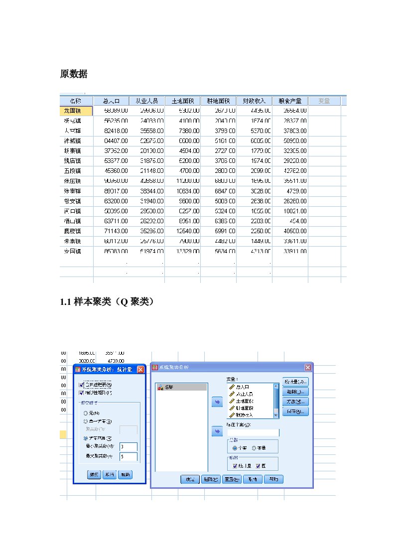 spss样本聚类案例分析