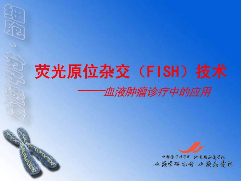 FISH技术在血液疾病诊断中的应用.ppt