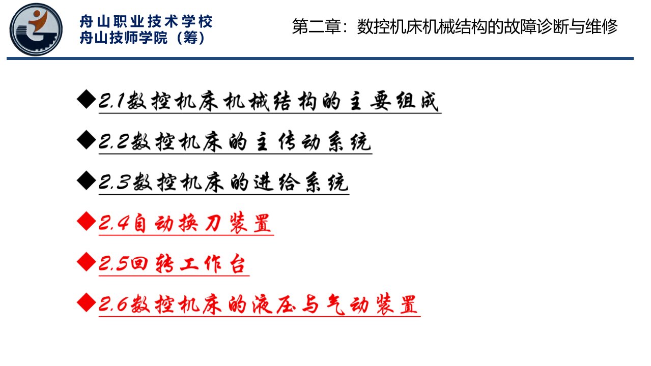 数控机床故障诊断与维修第2章46节