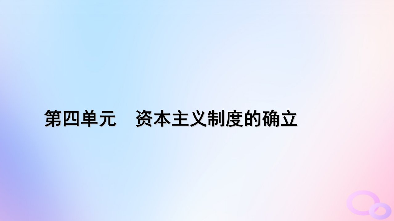 新教材适用2023_2024学年高中历史第4单元资本主义制度的确立第8课欧洲的思想解放运动课件部编版必修中外历史纲要下