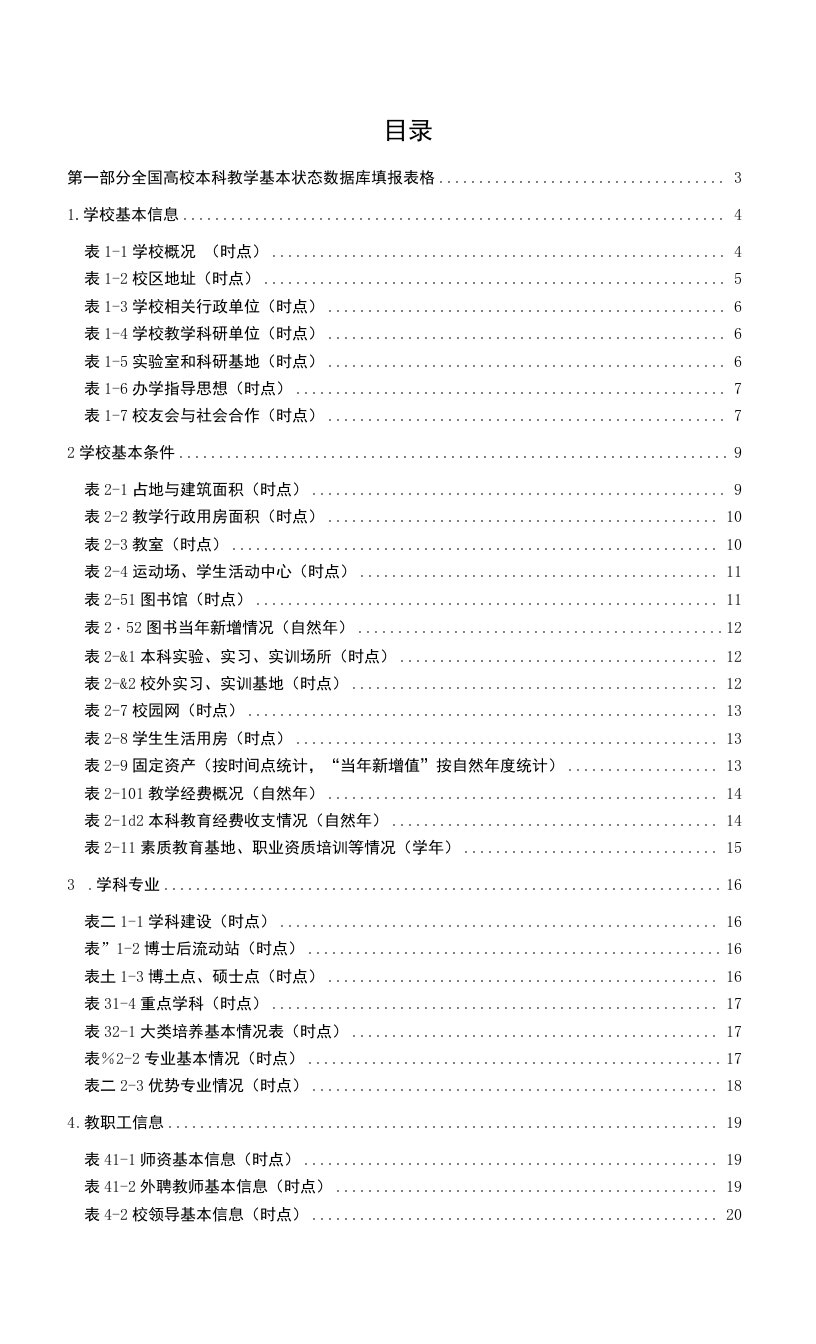 本科院校教学基本状态数据库数据采集表%20.doc