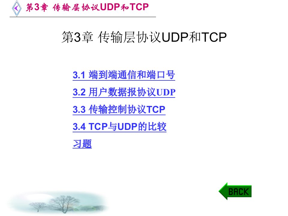 第3章 传输层协议UDP和TCP