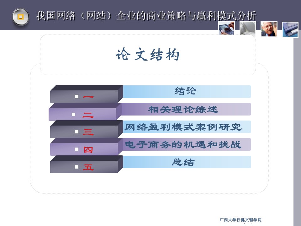 电子商务毕业设计答辩ppt课件