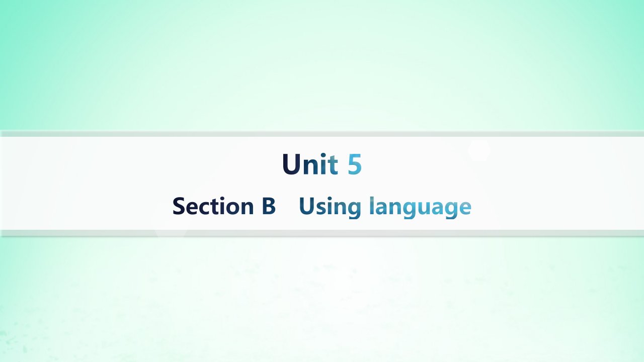 新教材2023_2024学年高中英语Unit5AdelicateworldSectionBUsinglanguage课件外研版选择性必修第二册