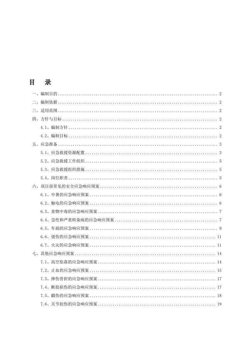 空调工程应急预案