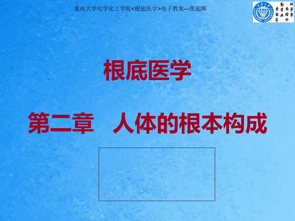 基础医学第二章人体的基本构成ppt课件