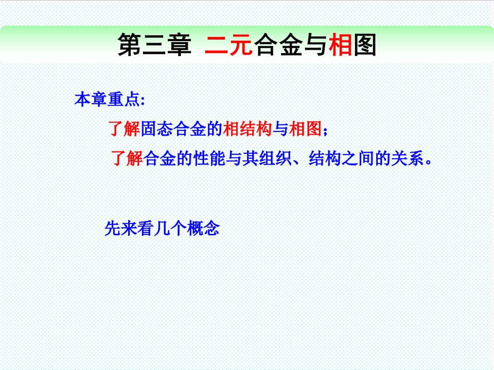 冶金行业-冶金文档二元合金与相图