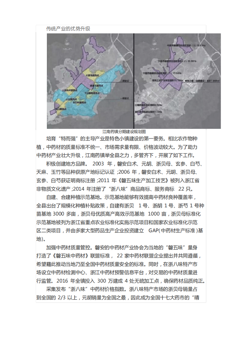 特色小镇案例之江南药镇