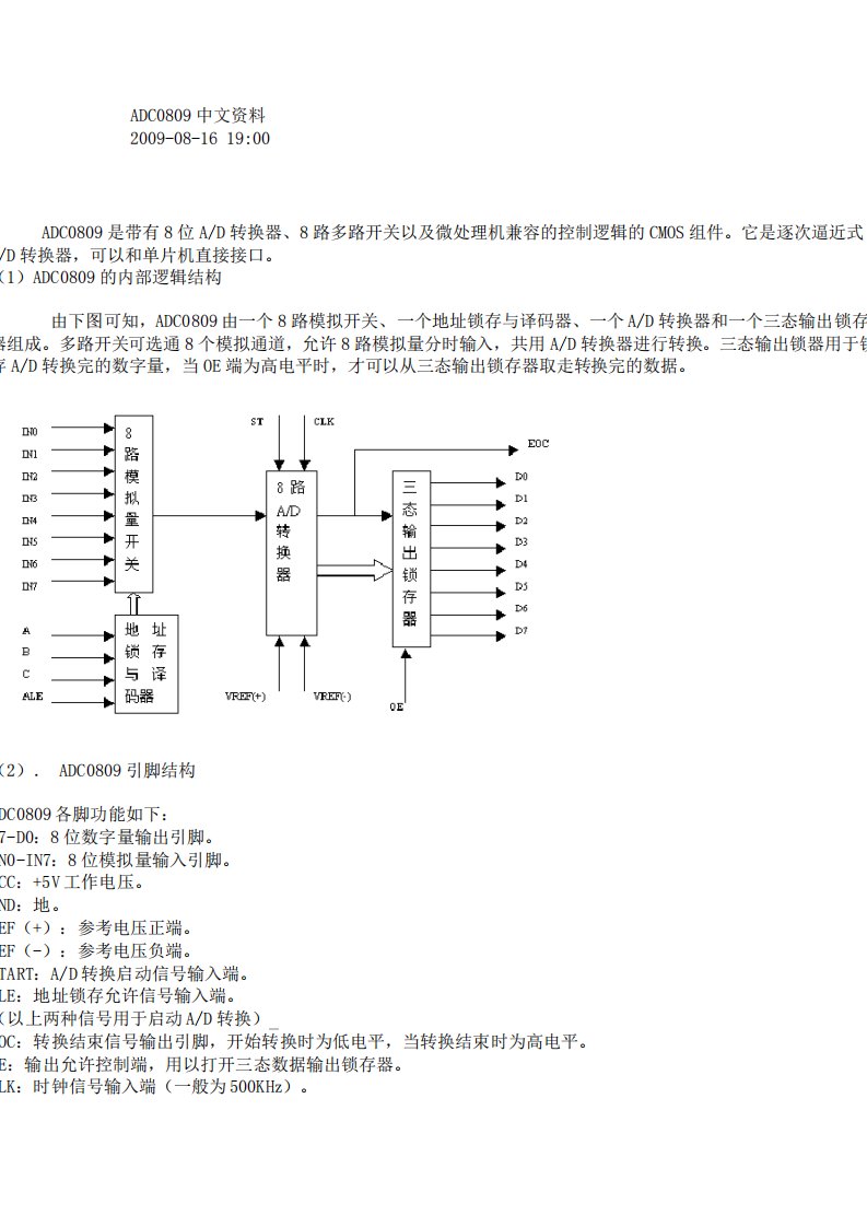 ADC中文资料详细