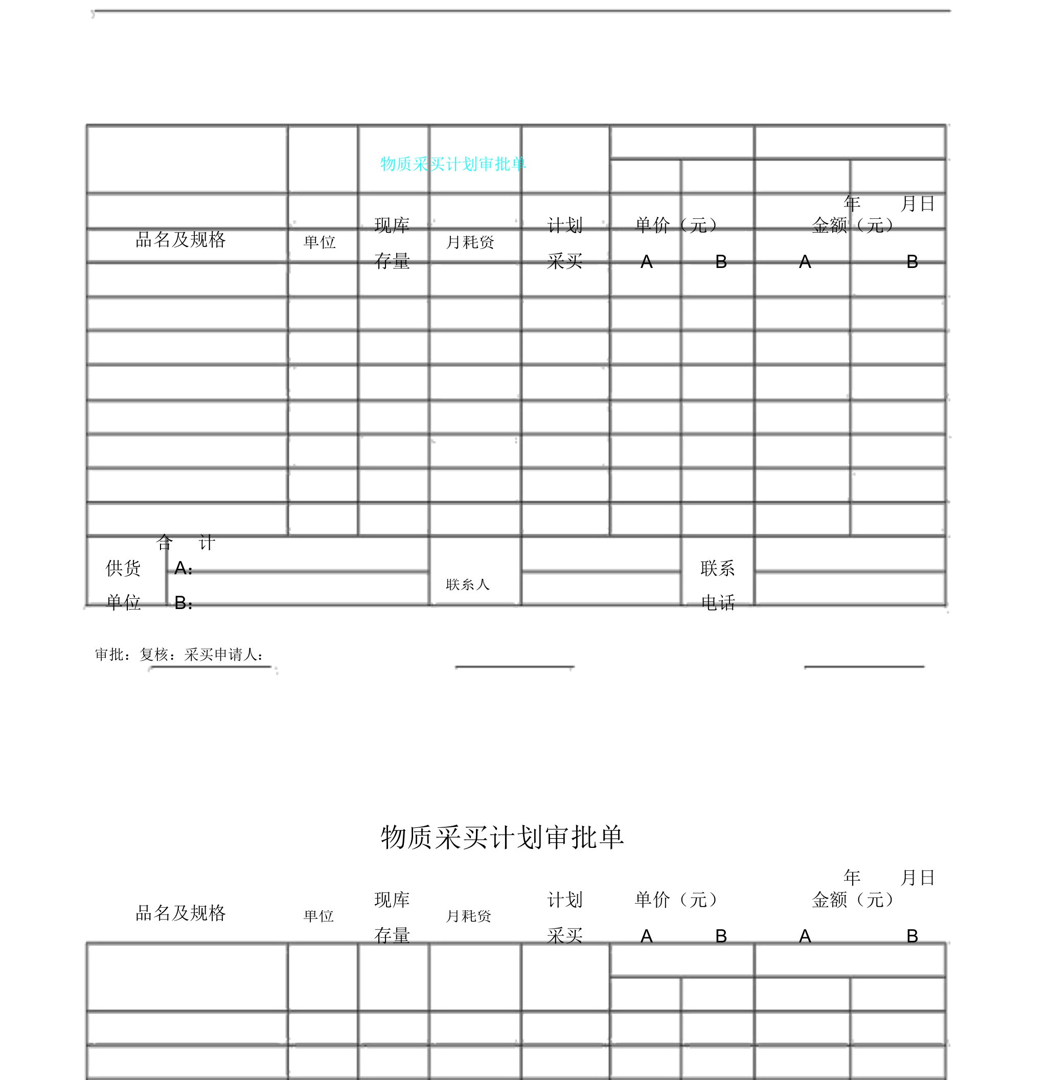 企业管理表格总结计划大全