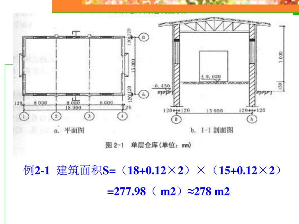 2-建筑面积计算规则例题