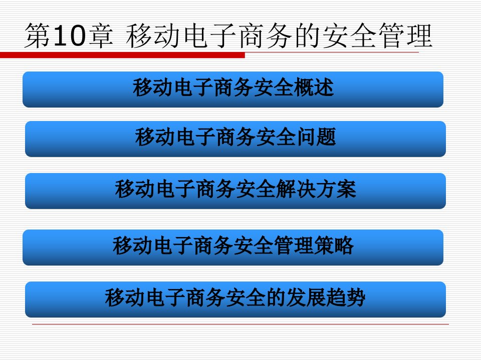 移动商务的安全管理