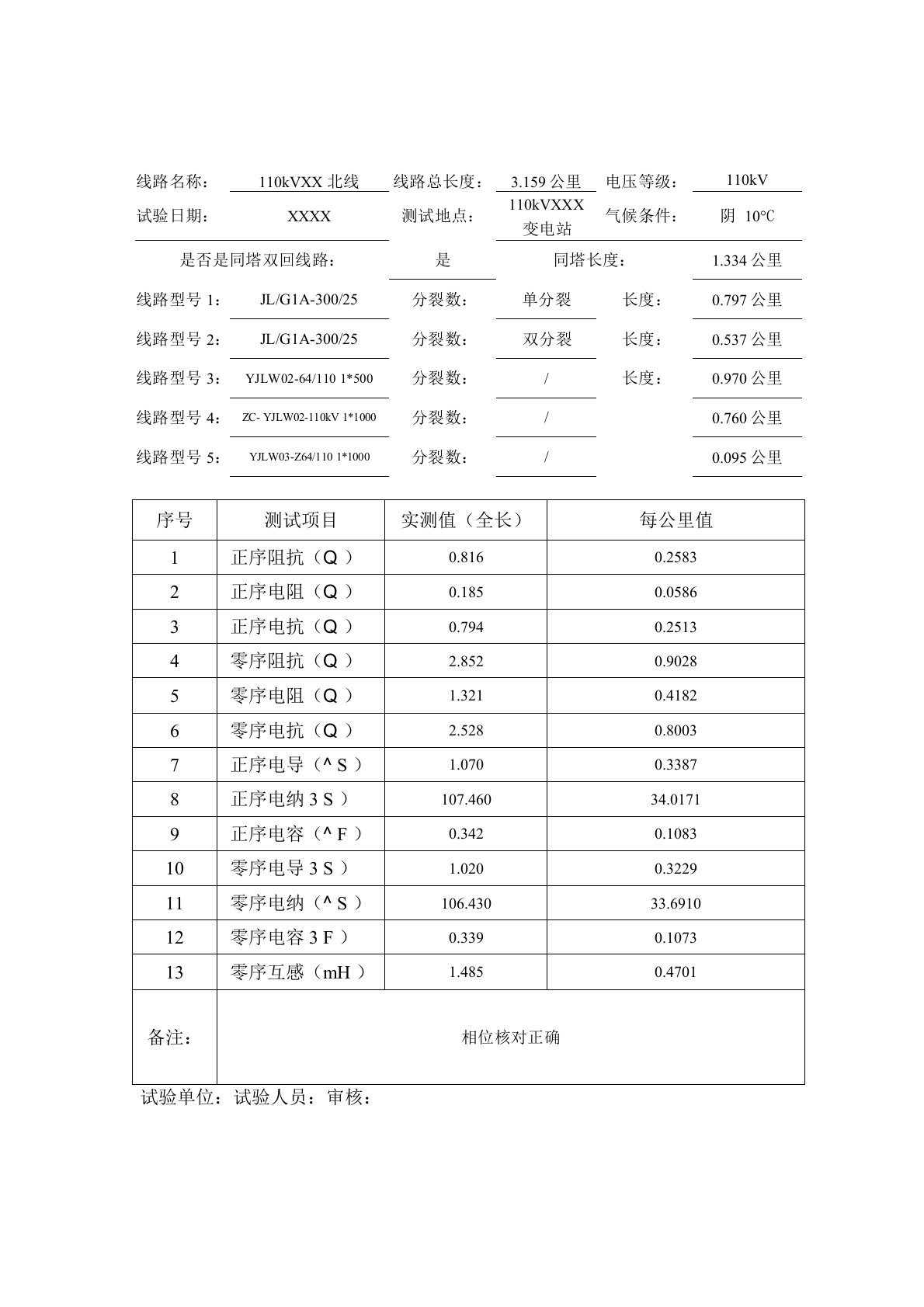 2019电缆架空混合线路参数