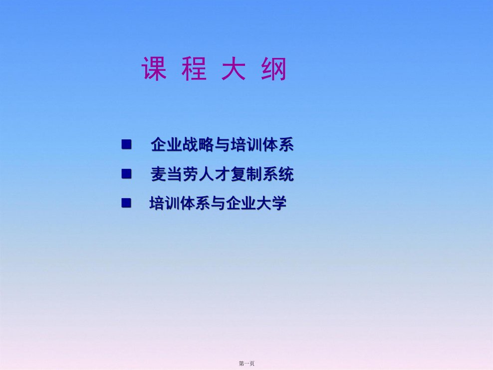 学习麦当劳课件