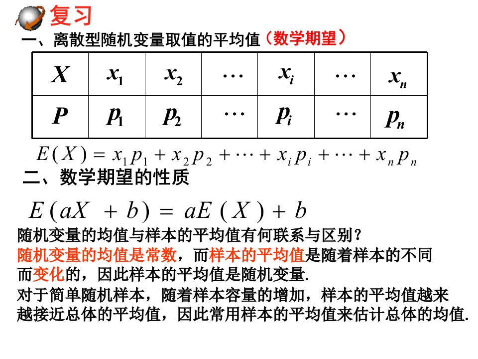 离散型随机变量的方差展示课ppt课件