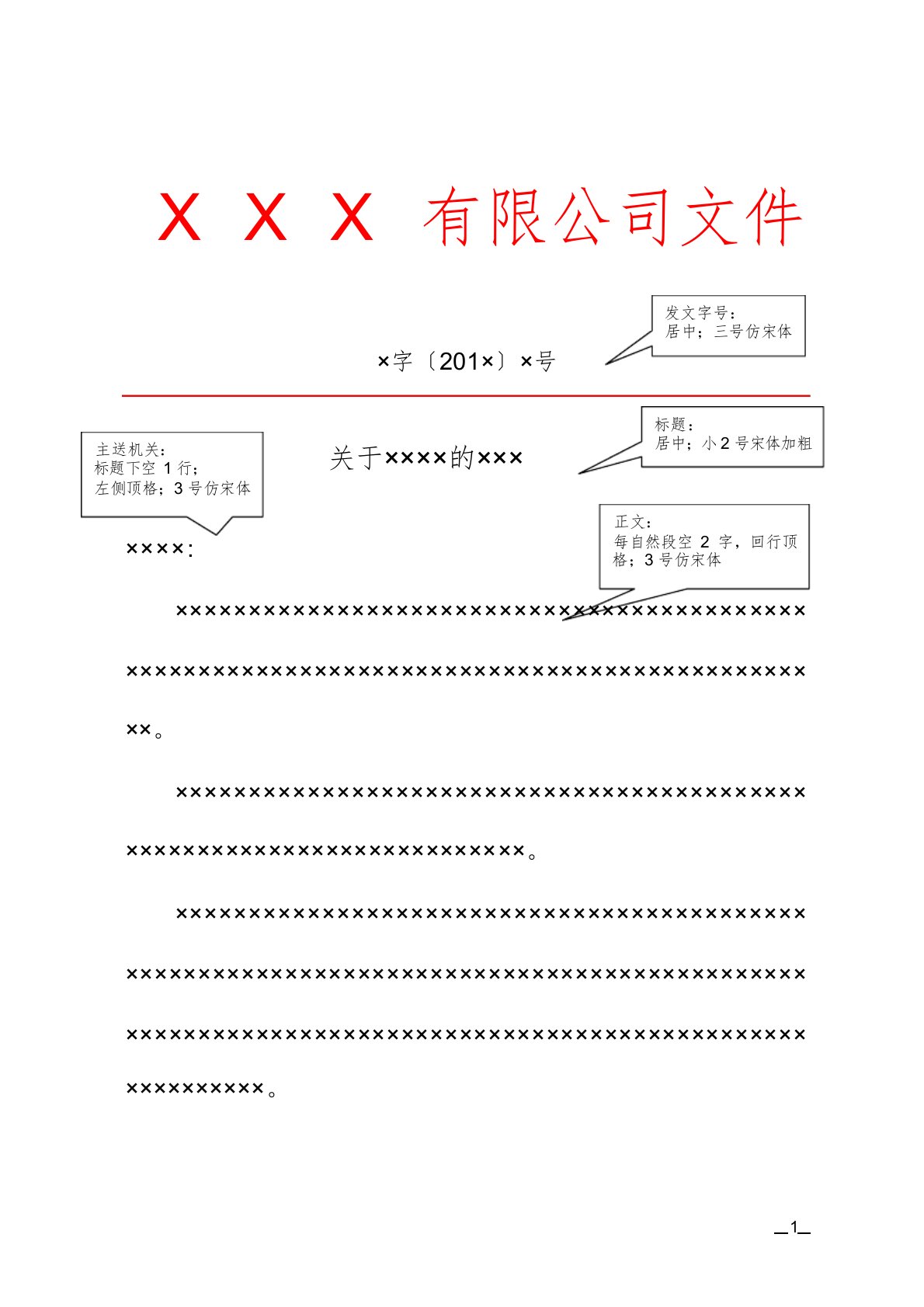 (完整word版)红头文件标准模板(可修改)(word文档良心出品)