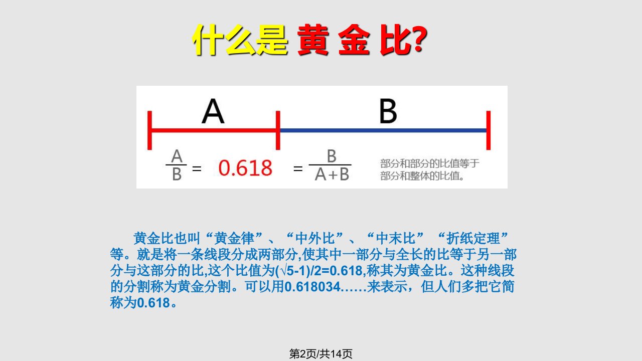 叶黄金分割比的应用