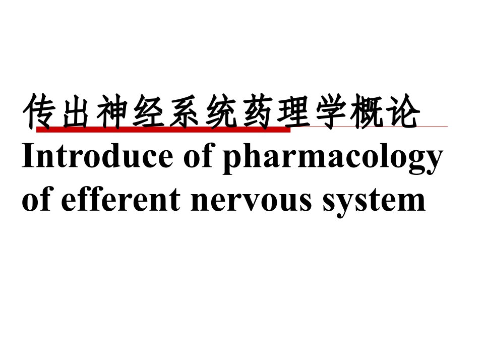 《神经递质肾上腺素》PPT课件