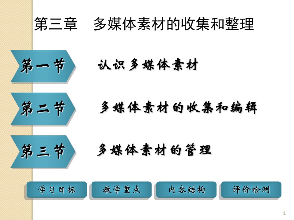 多媒体素材的搜集和整理ppt课件