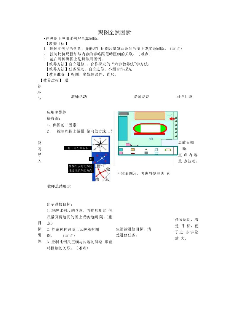 七年级地理上册第2章第1节地图基本要素第2课时教案新版商务星球版精选