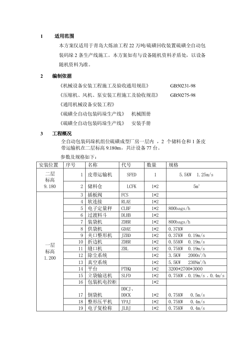 全自动包装码垛方案汇总