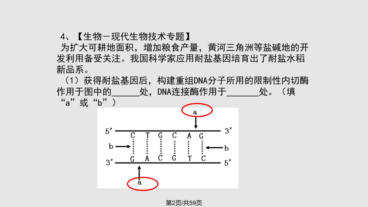 细胞工程一轮复习资料