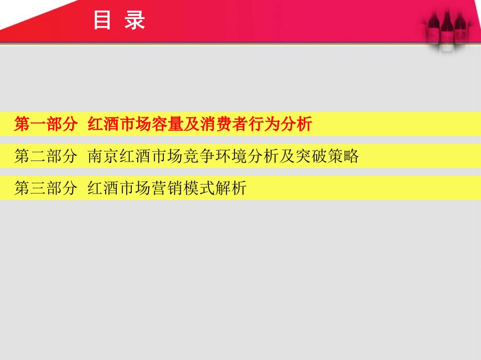 中国进口红酒市场调研分析报告课件