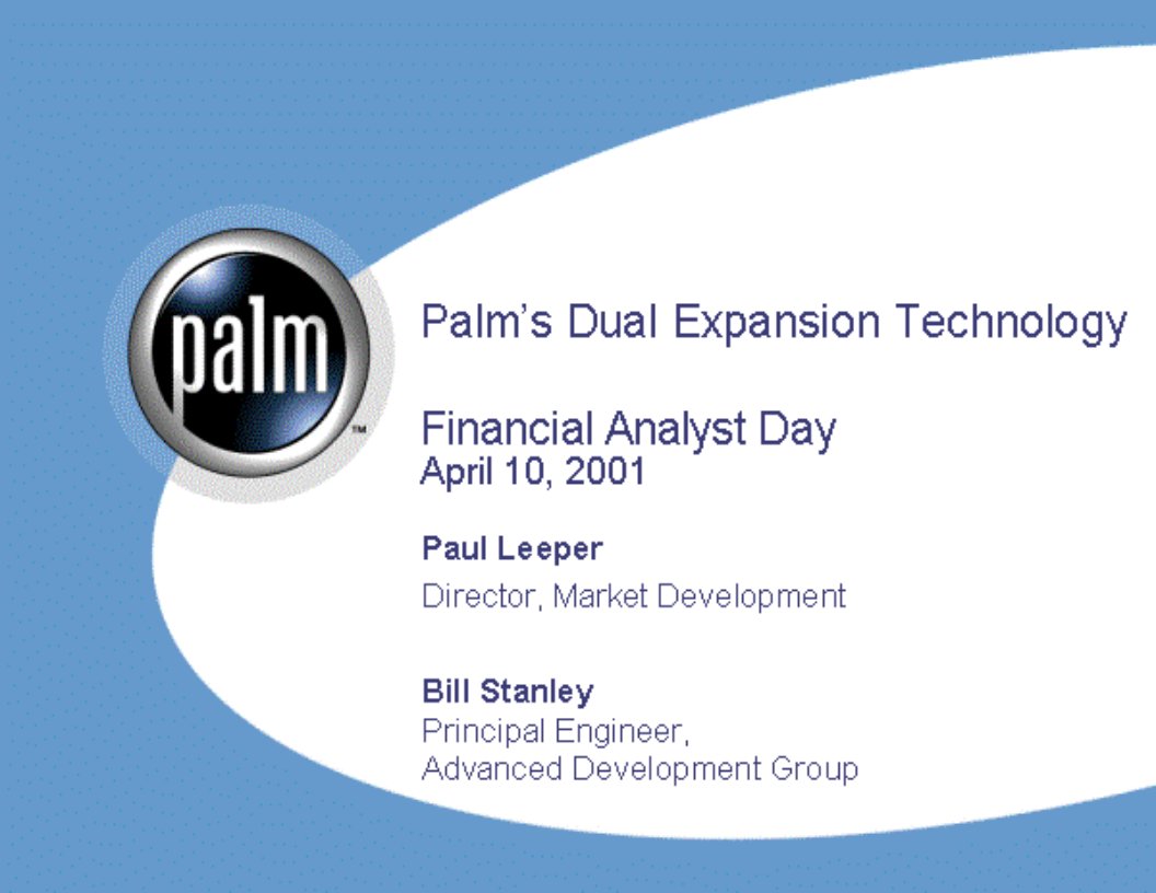 PalmDualExpansionTechnology(ppt23)-电子商务