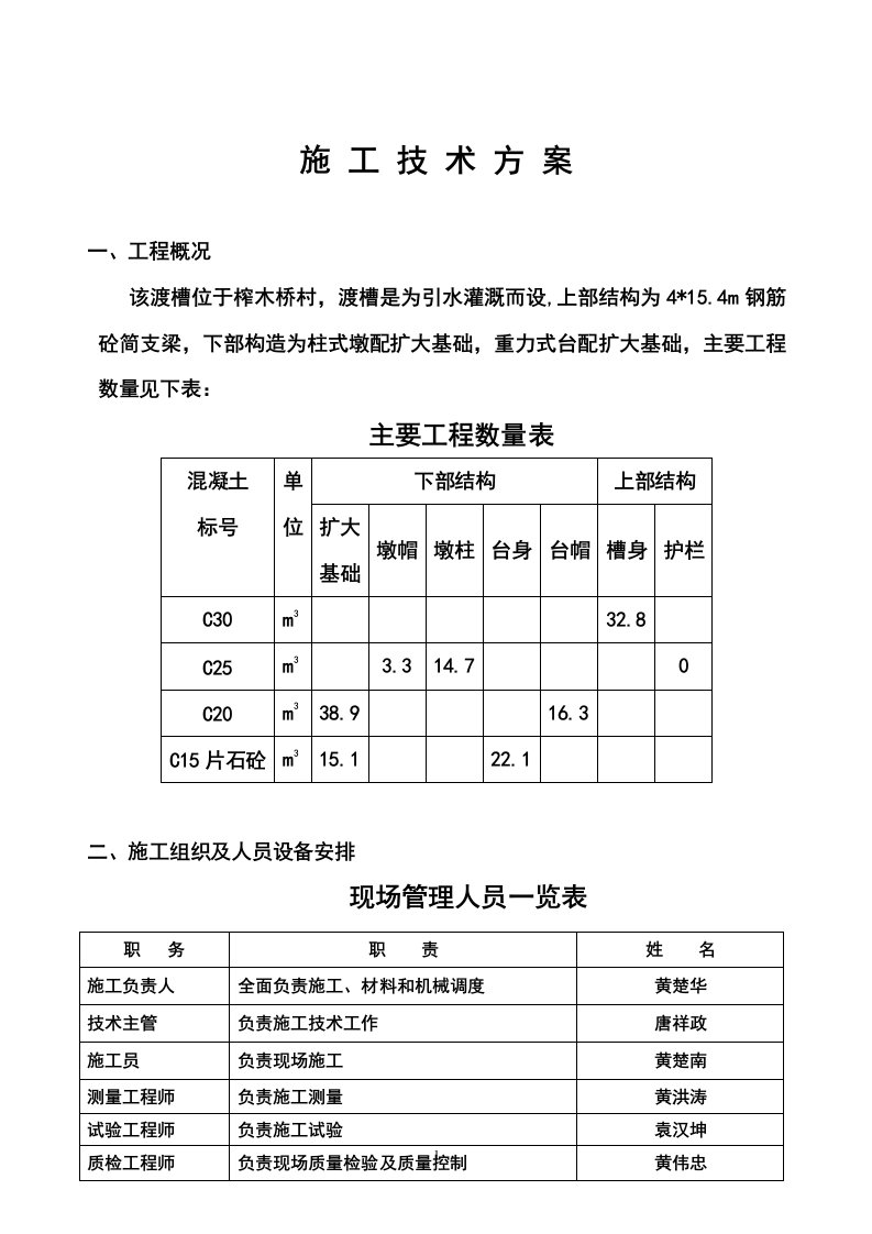 k19+278渡槽施工方案