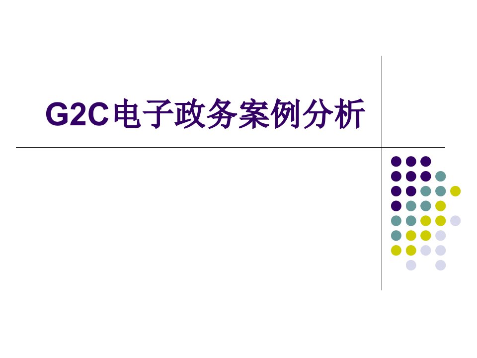 G2C电子政务案例分析