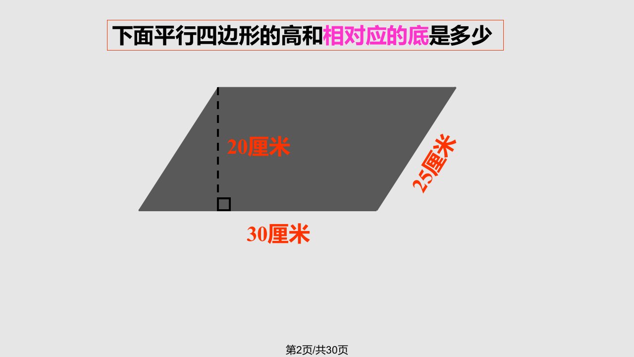 平行四边形的面积4课件