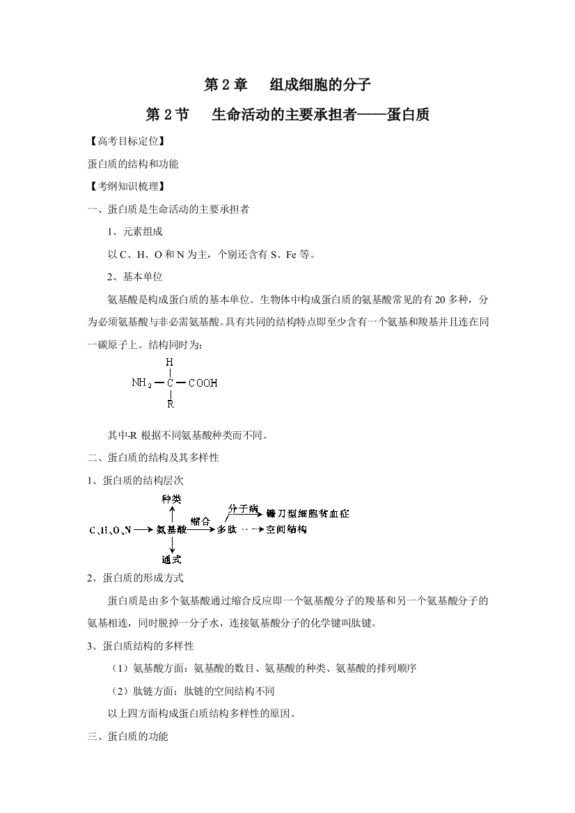 22组成细胞的分子