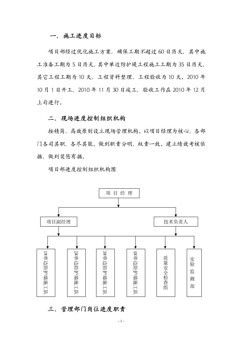 进度保证体系