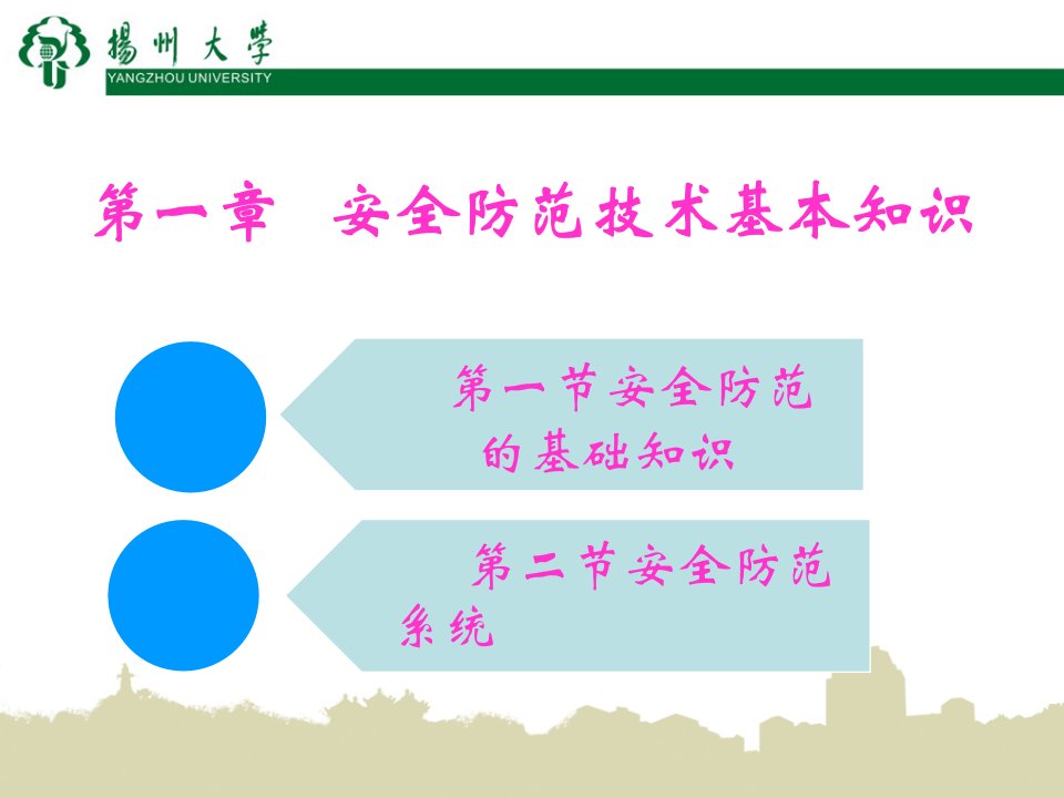 安全防范系统应用技术教学配套课件作者吴桂峰