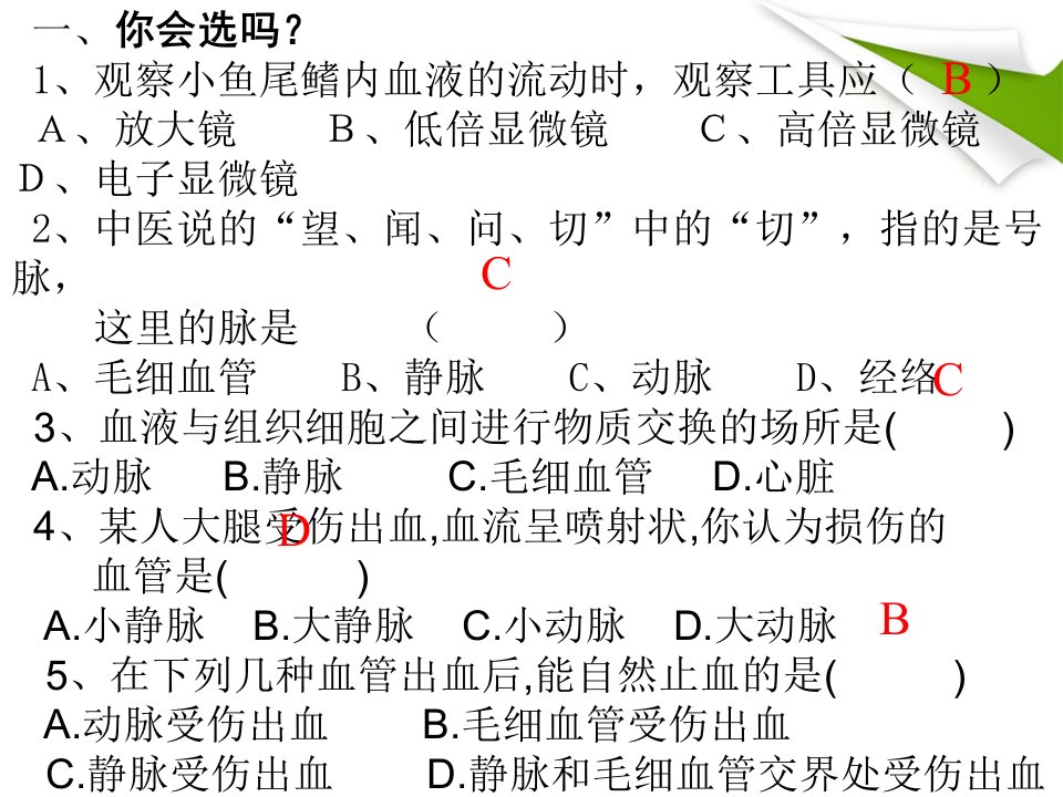 输送血液的泵-心脏ppt