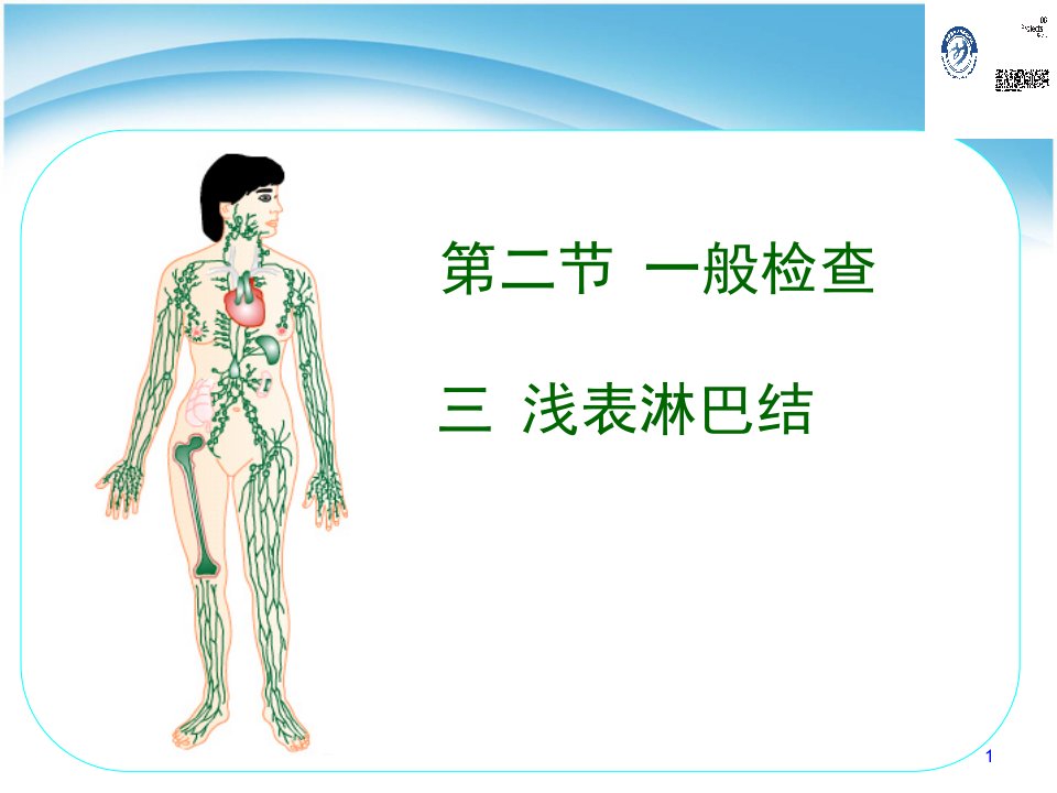 一般检查浅表淋巴结检查实验指导