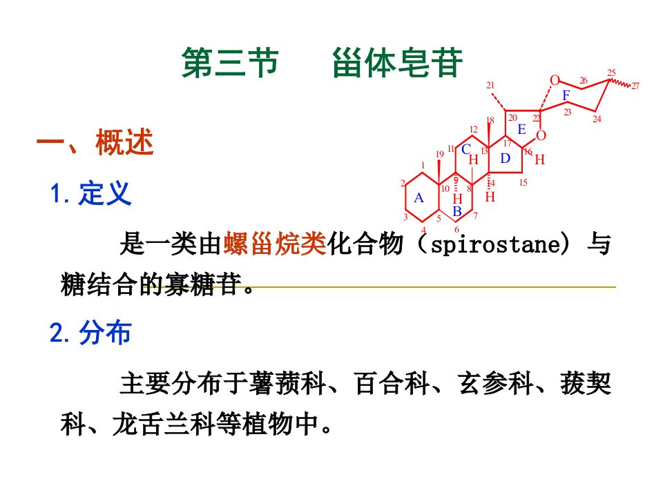 甾体皂苷