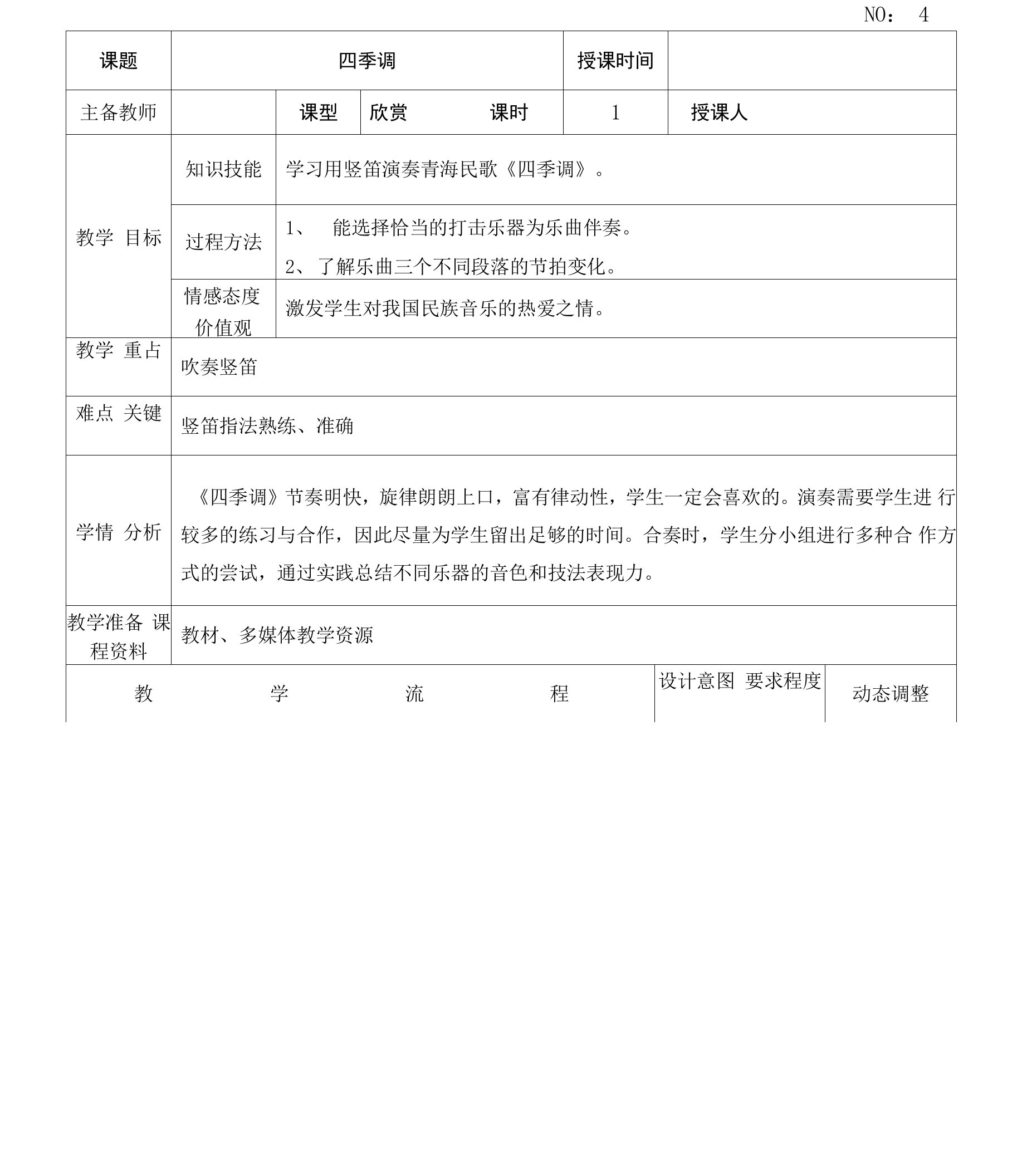 【精品教案】人教版小学五年级音乐上册教学设计第一单元