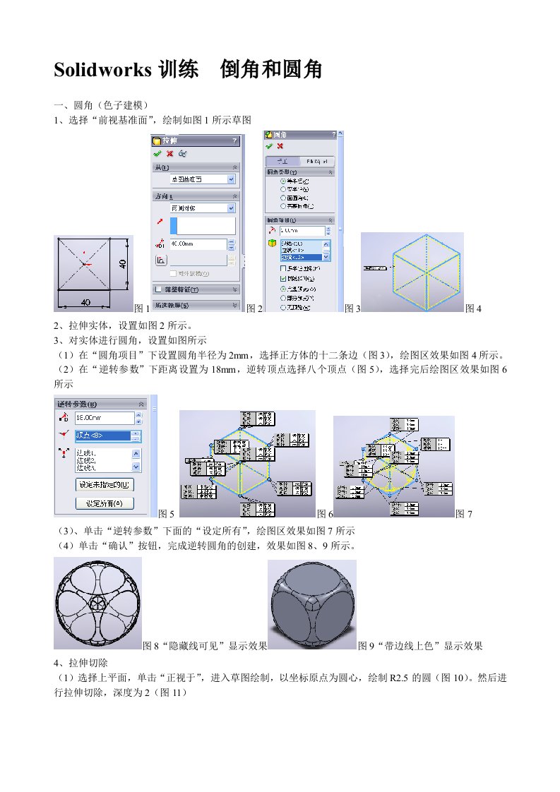 Solidworks训练