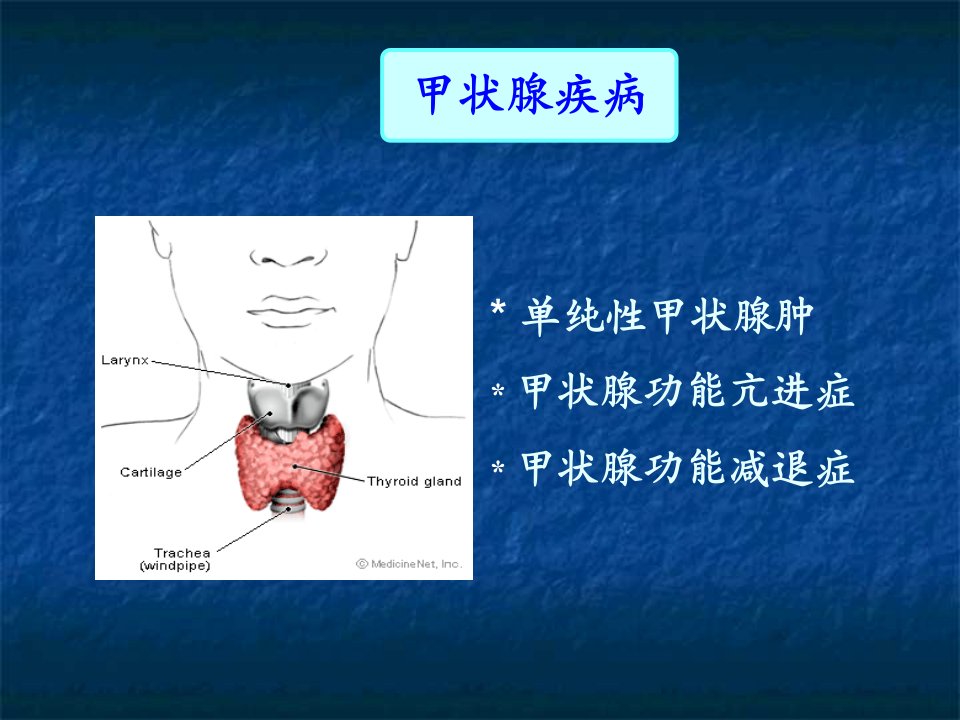 甲状腺疾病内科护理临床部分医学ppt