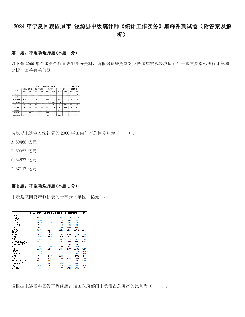 2024年宁夏回族固原市